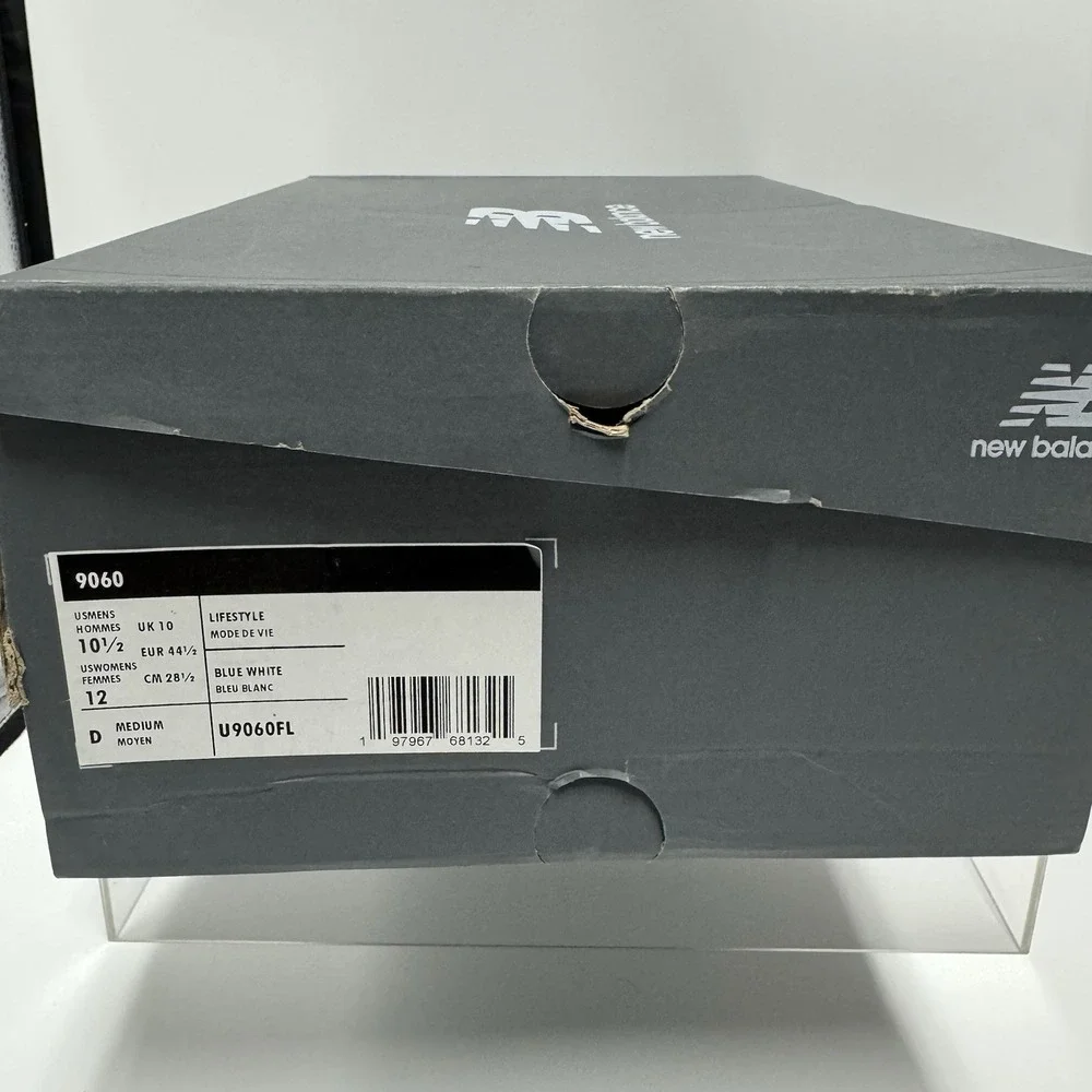 New Balance 9060 Navy Blue Ice Wine U9060FL Brand New Shoes Men's Size 10.5